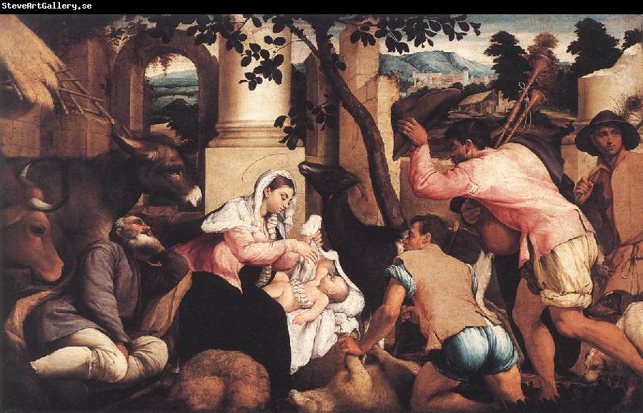 BASSANO, Jacopo Adoration of the Shepherds ss